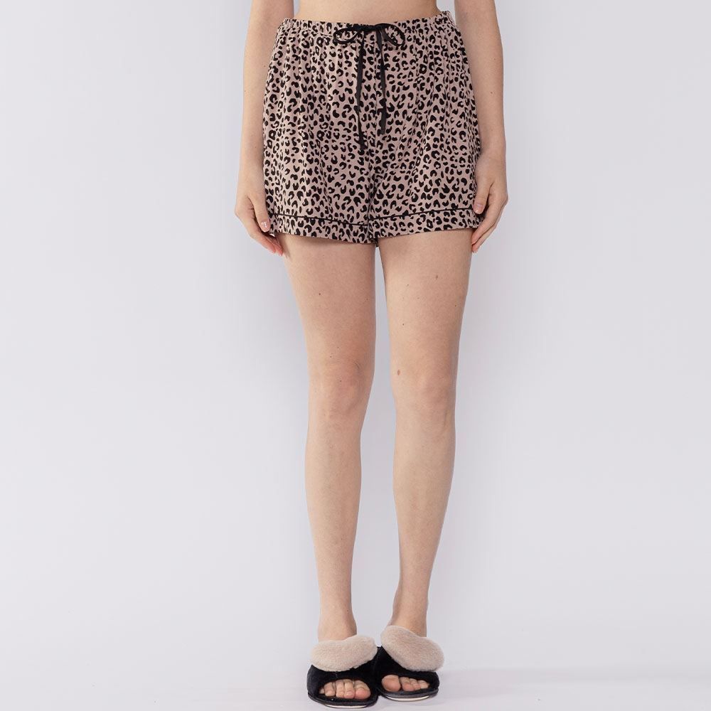 Short Doll Feminino Animal Print Camila Moretti
