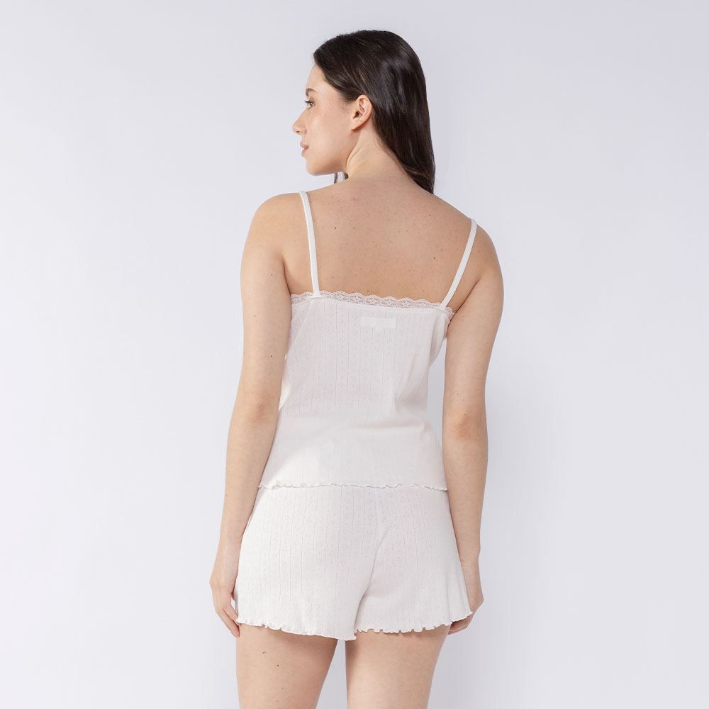 Short Doll Feminino De Tricô Camila Moretti