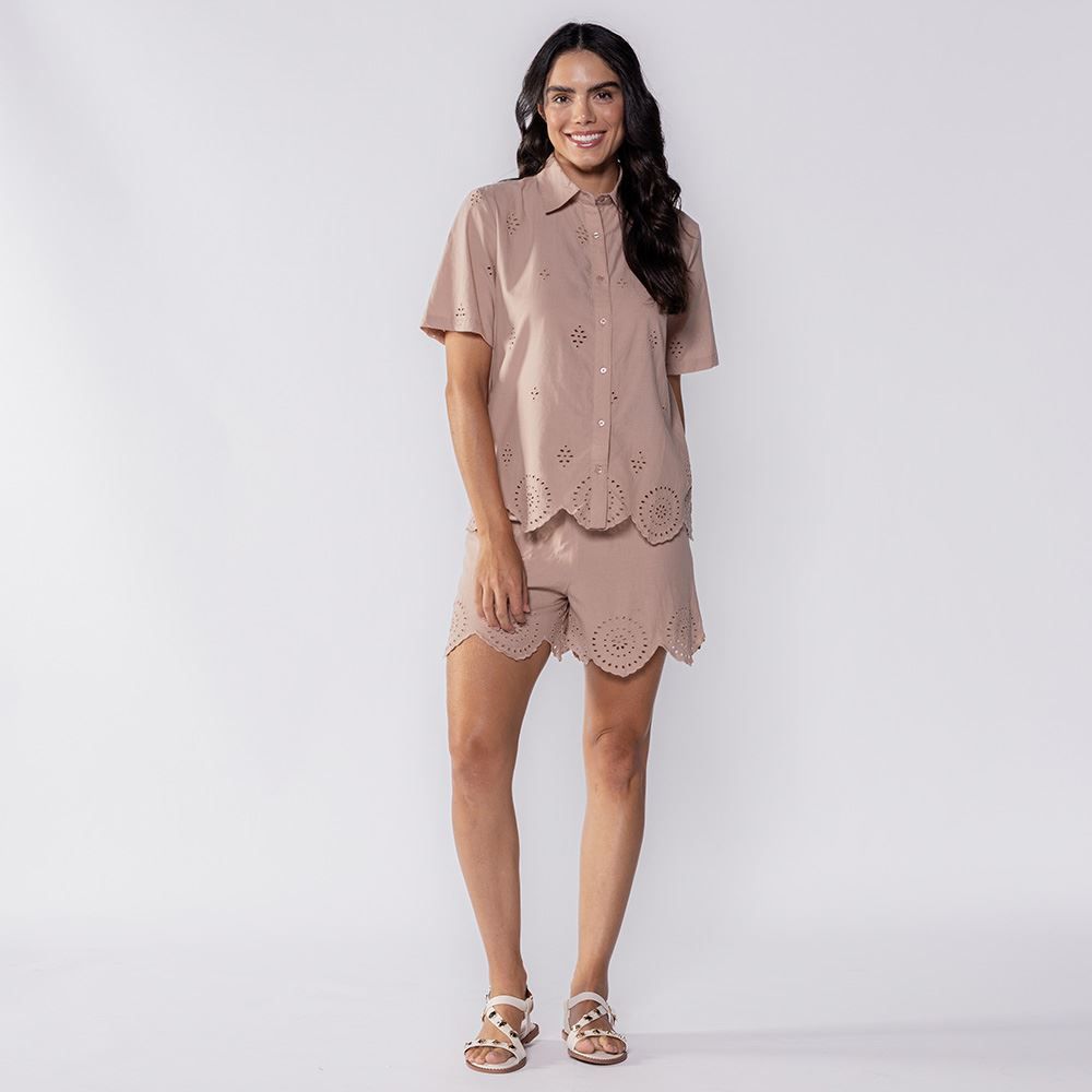 Short Feminino Em Laise Patricia Foster