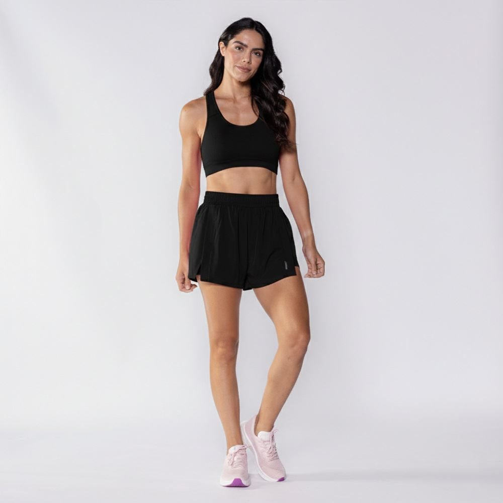 Short Fitness Feminino Duplo Tactel Scream
