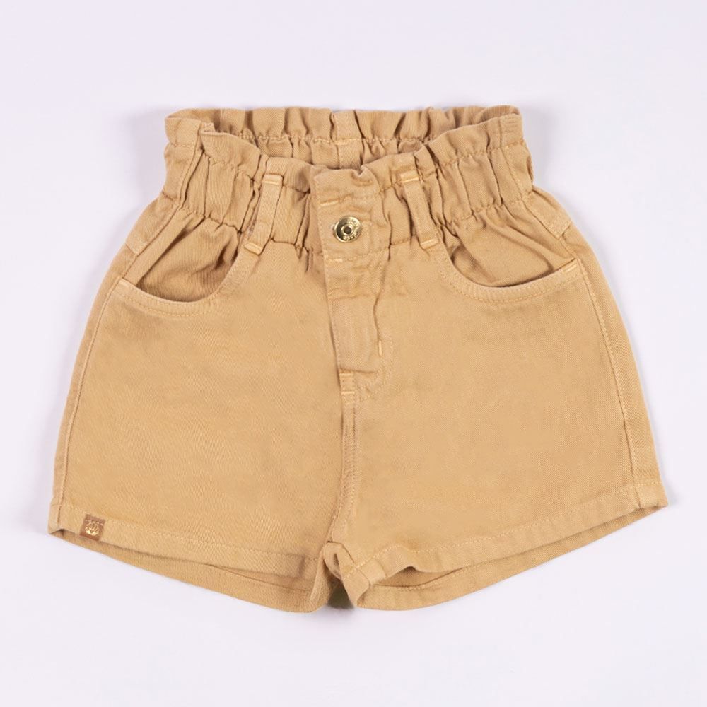 Short Sarja Clochard Infantil Menina 4 a 10 Anos Marmelada