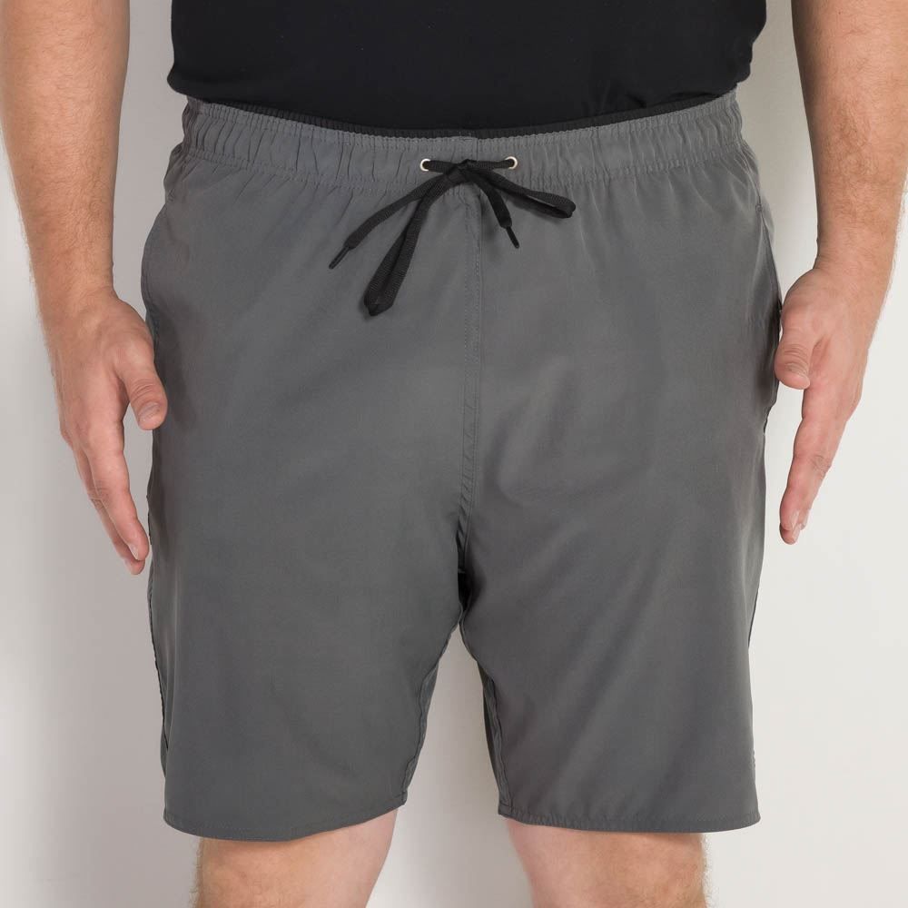 Shorts Plus Size com Elastano Liso Marc Alain Plus
