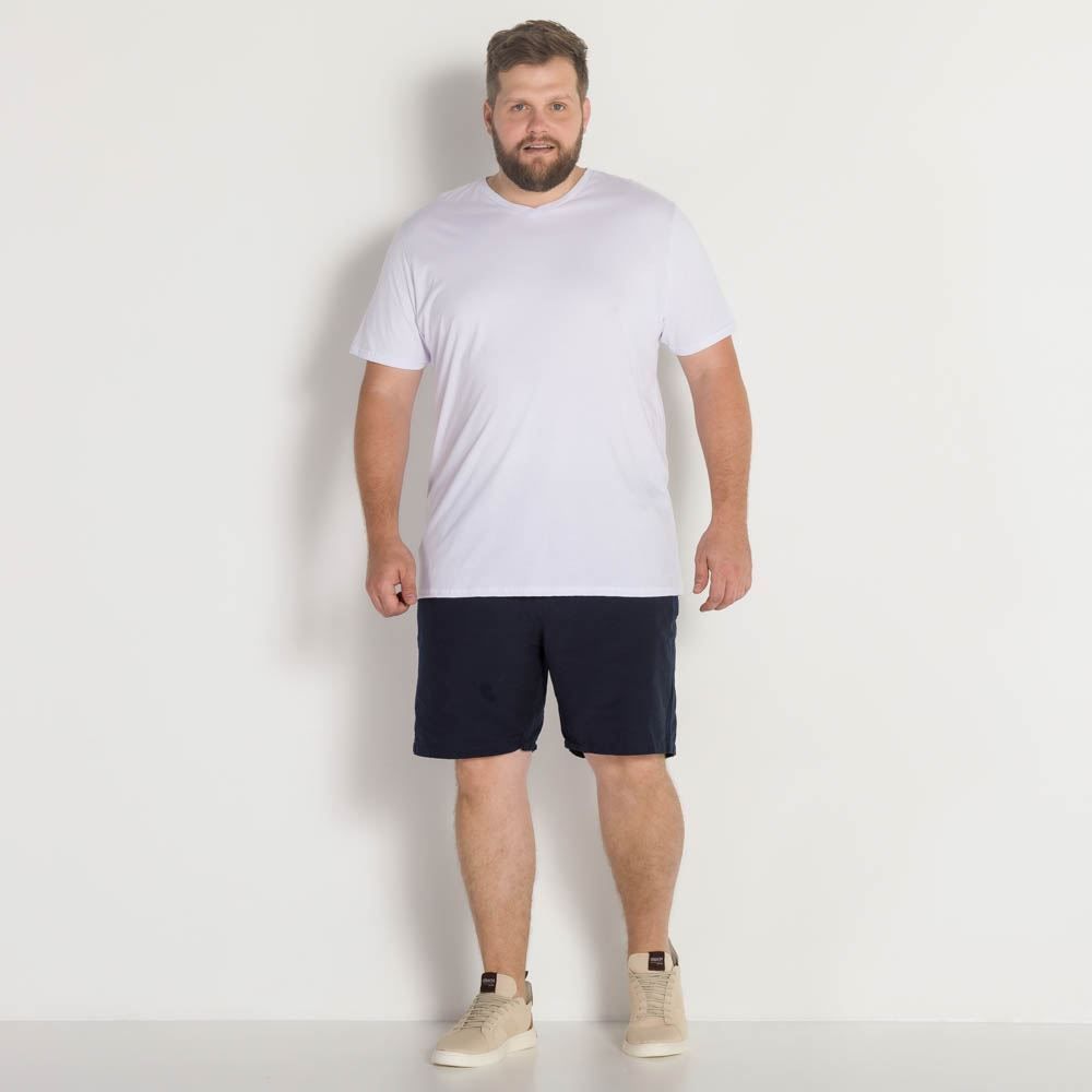 Shorts Plus Size  Liso Marc Alain