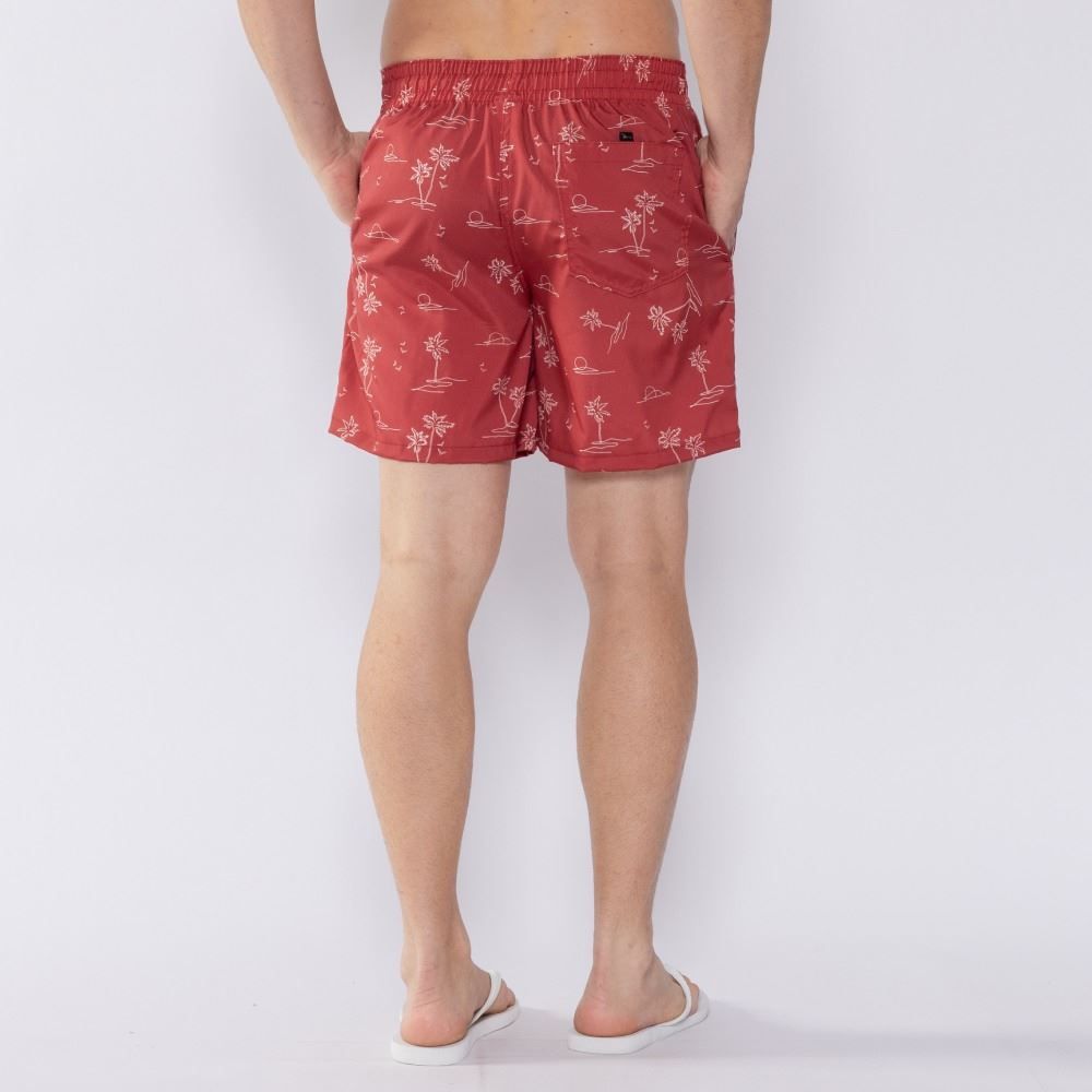 Shorts Tactel Estampado Marc Alain
