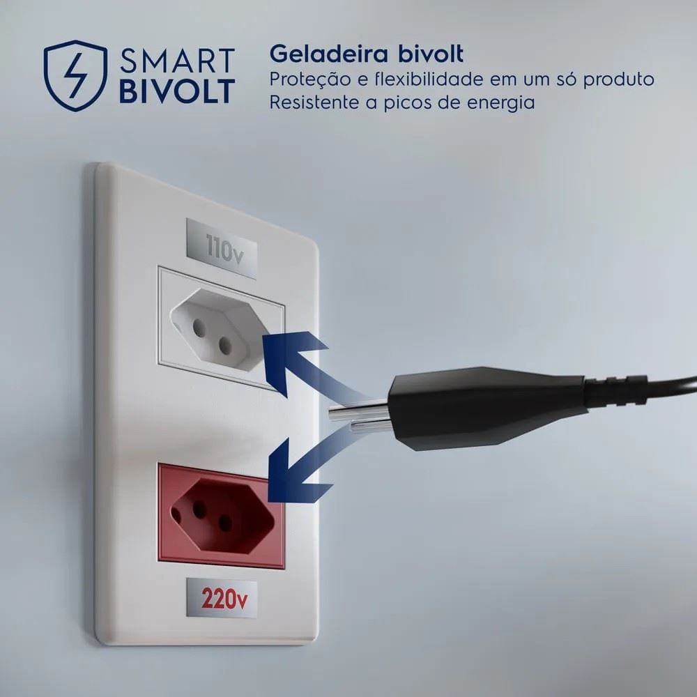 Refrigerador Geladeira Electrolux Side by Side Es40s Inverter 431 Litros