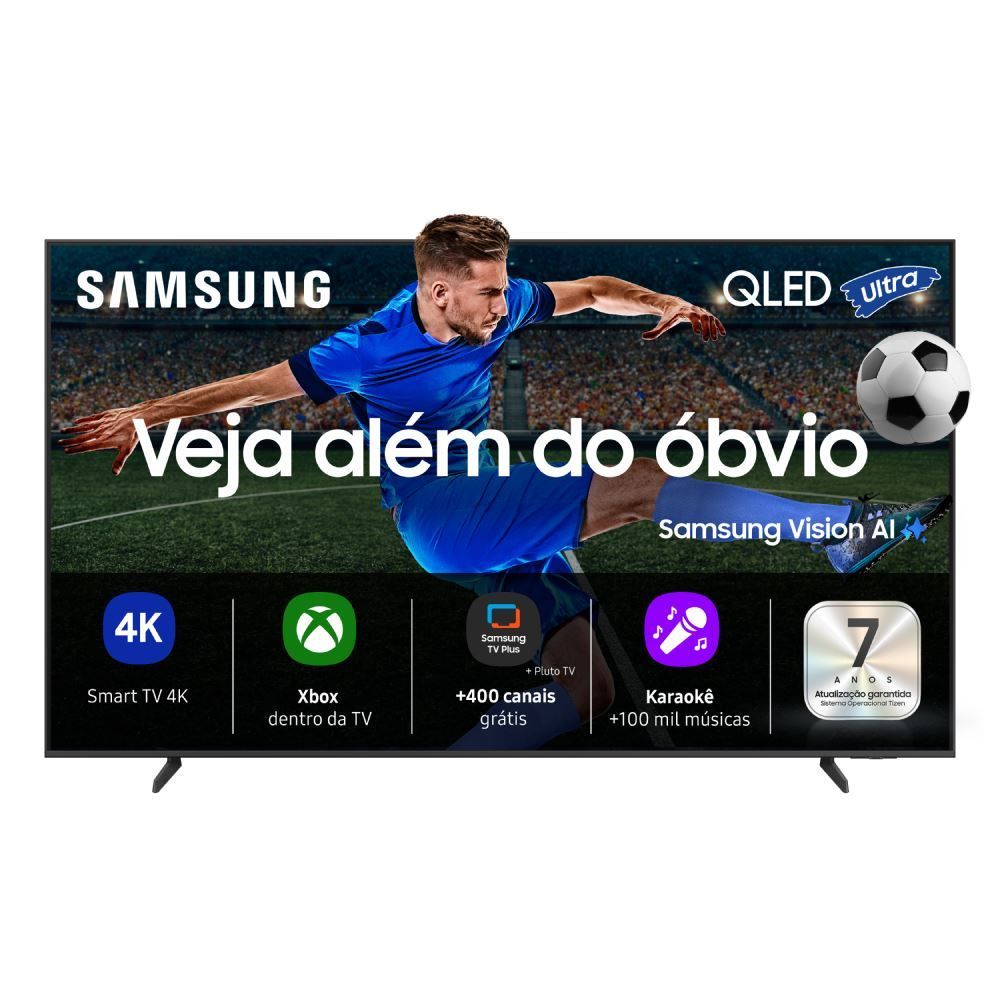 Smart Tv 50" Samsung Vision Ai Tv Qled Ultra 4K Qef1 4K - Bivolt