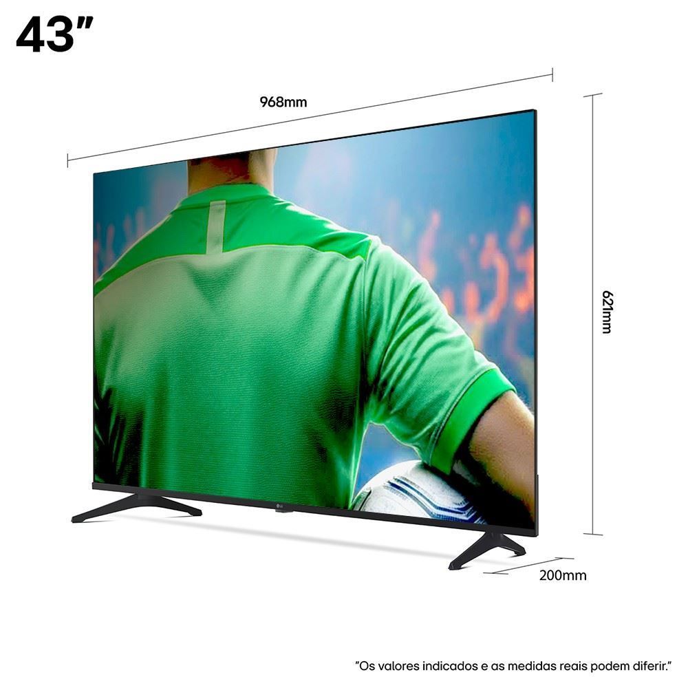 Smart Tv Lg Ai 43" 4K Uhd A7 Ai Processor 4K Gen8 Webos 25 43Ua750