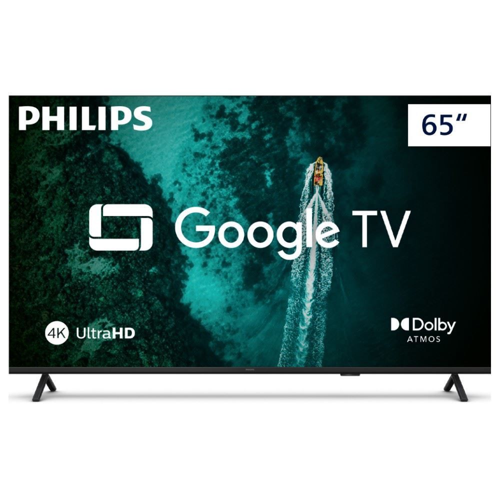 Smart Tv Philips 65" 4K Google Tv Led Wi-Fi Bluetooth Hdr