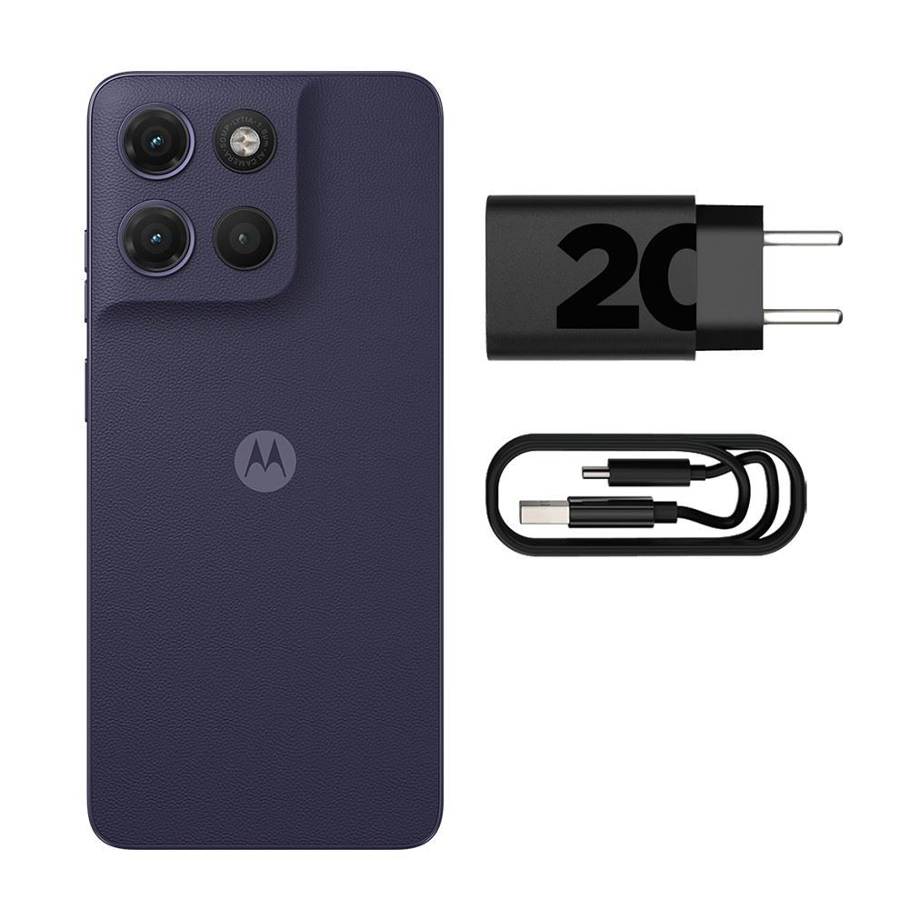 Celular Smartphone Motorola Moto G17 4G 256Gb 4Gb - Roxo