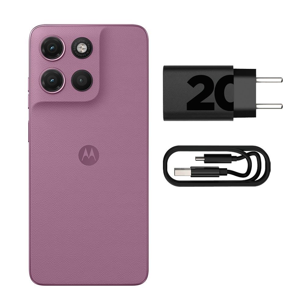Celular Smartphone Motorola Moto G17 4G 256Gb 4Gb - Rosa