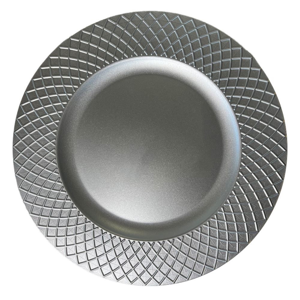Sousplat Garden 33 cm Havan Casa - Prata