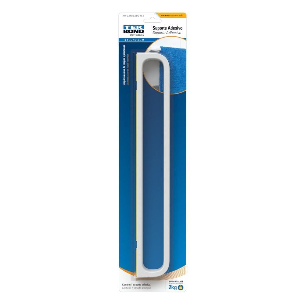 Suporte Adesivo para Toalha Tekbond Banheiro - 78072708122
