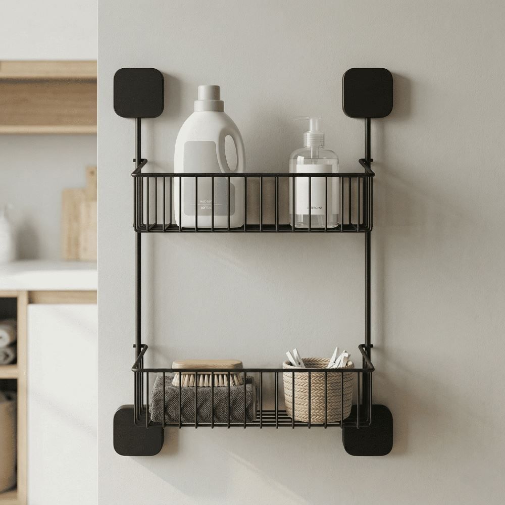 Suporte Duplo para Parede Multiuso Metaltru 34Cm