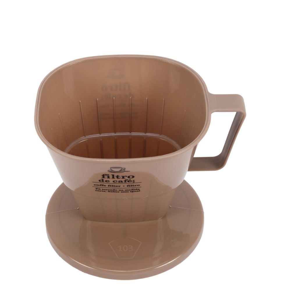 Suporte para Filtro de Café 600 ml Decorado Plasútil