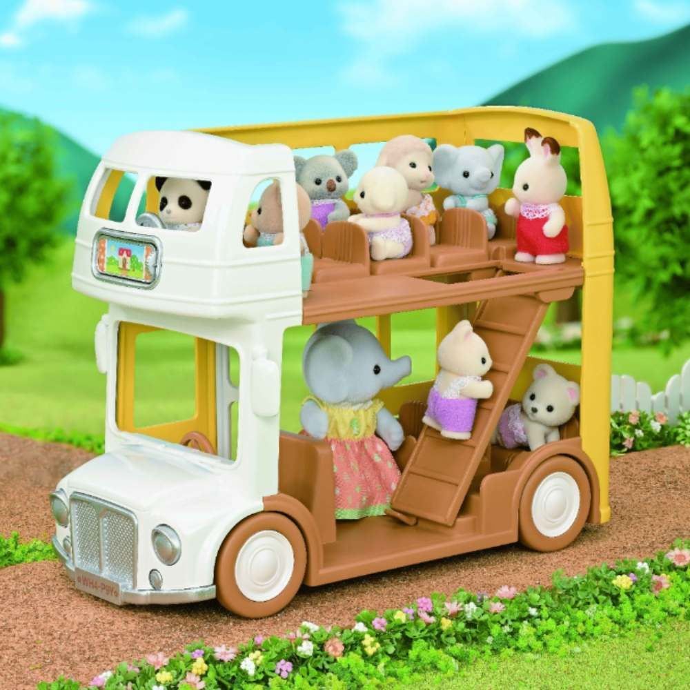 Sylvanian Families Ônibus Jardim da Infância Dois Andares Epoch - 5879