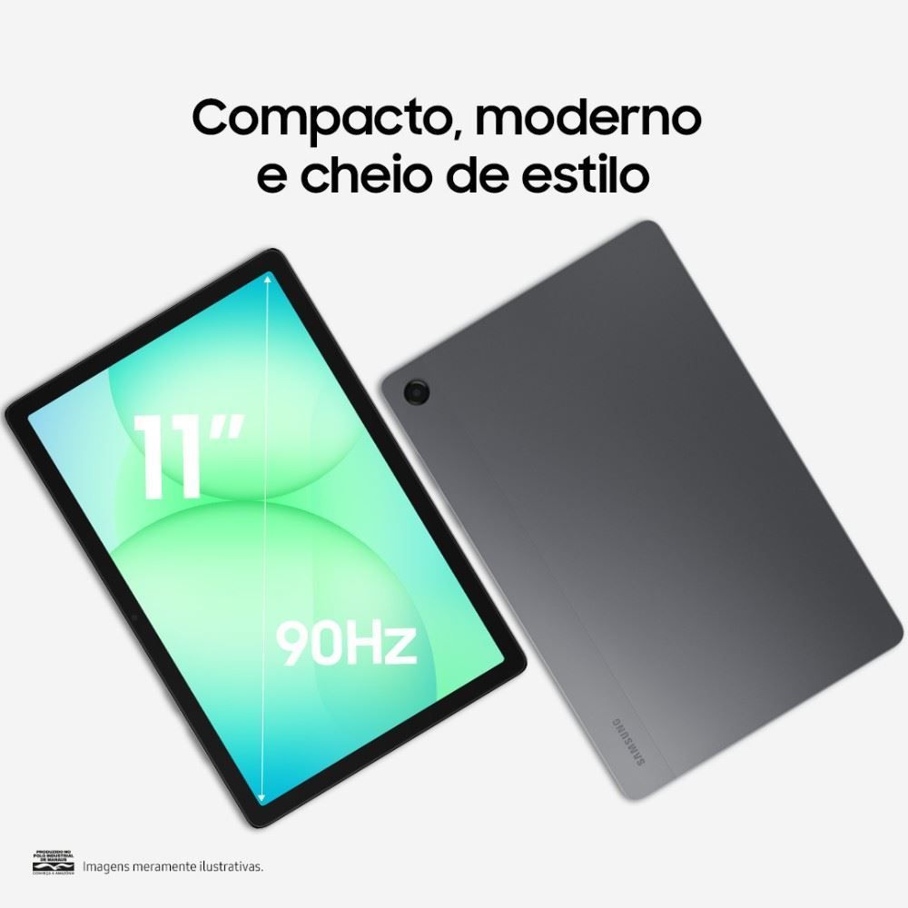 Tablet Samsung Galaxy Tab A11+ 128Gb 6Gb Ram 5G Tela de 11"  - Cinza
