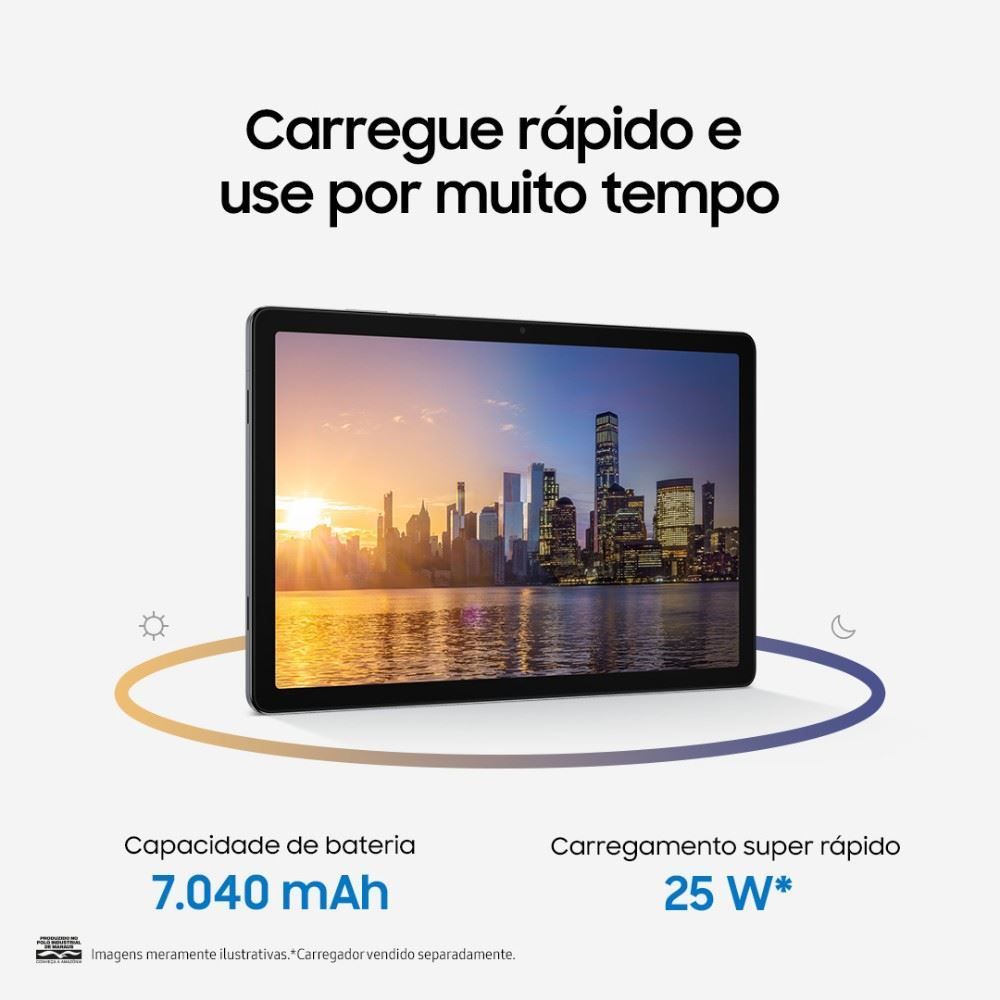 Tablet Samsung Galaxy Tab A11+ 128Gb 6Gb Ram 5G Tela de 11"  - Cinza