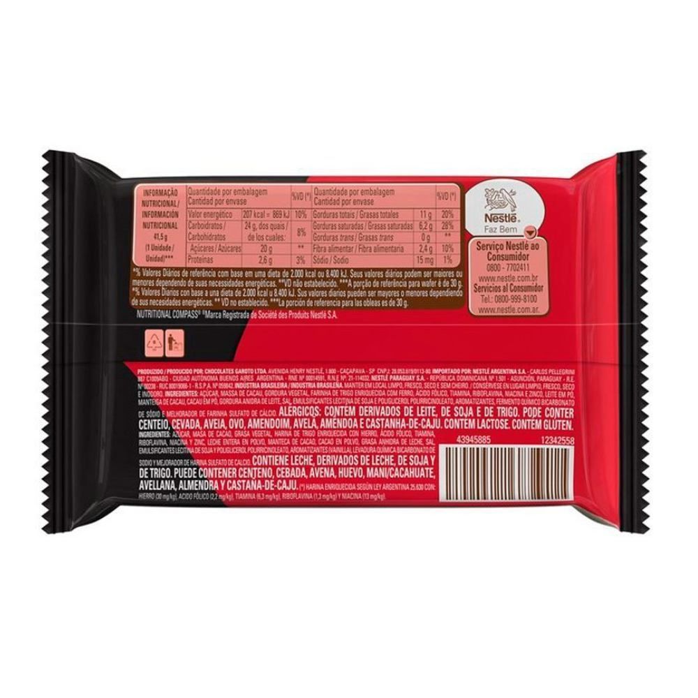 Kit Kat de Chocolate Dark  Nestlé - 41,5g