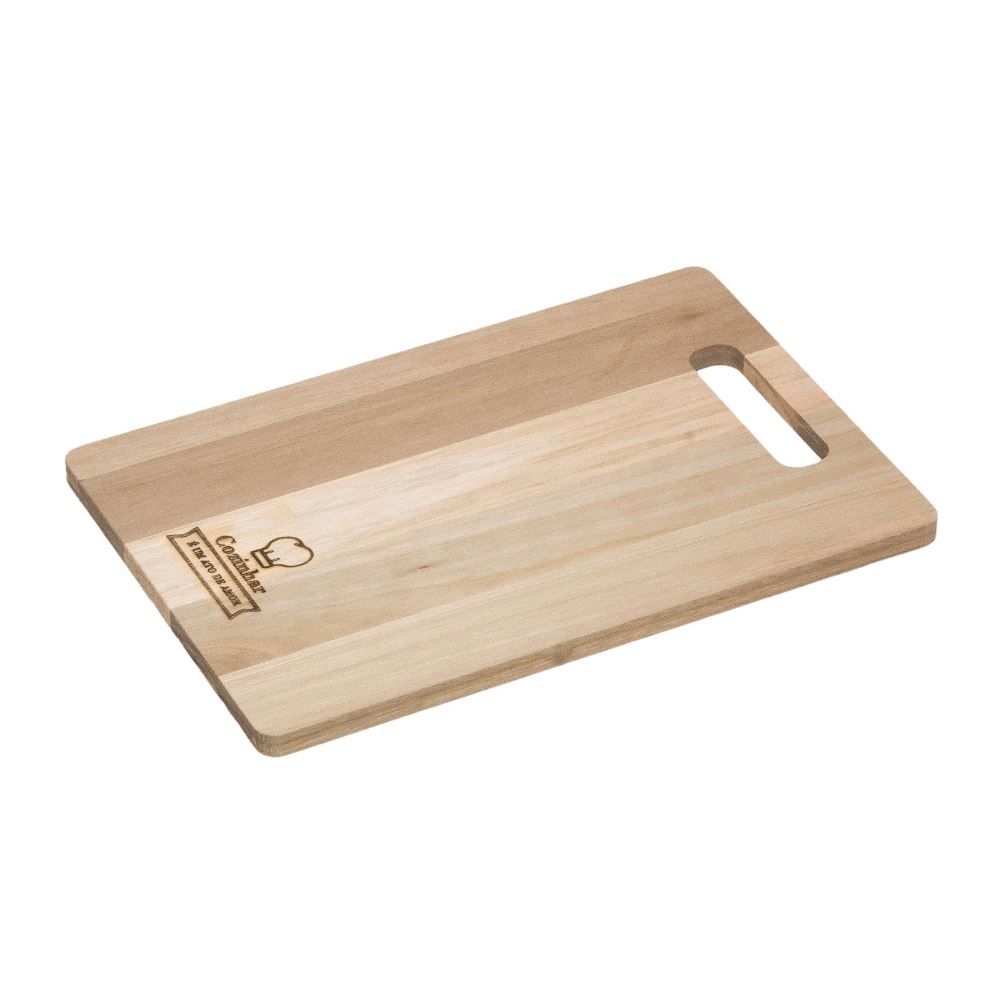 Tábua de Servir C/ Alça Eucalipto 33 X 22 X 1,2 + Stolf