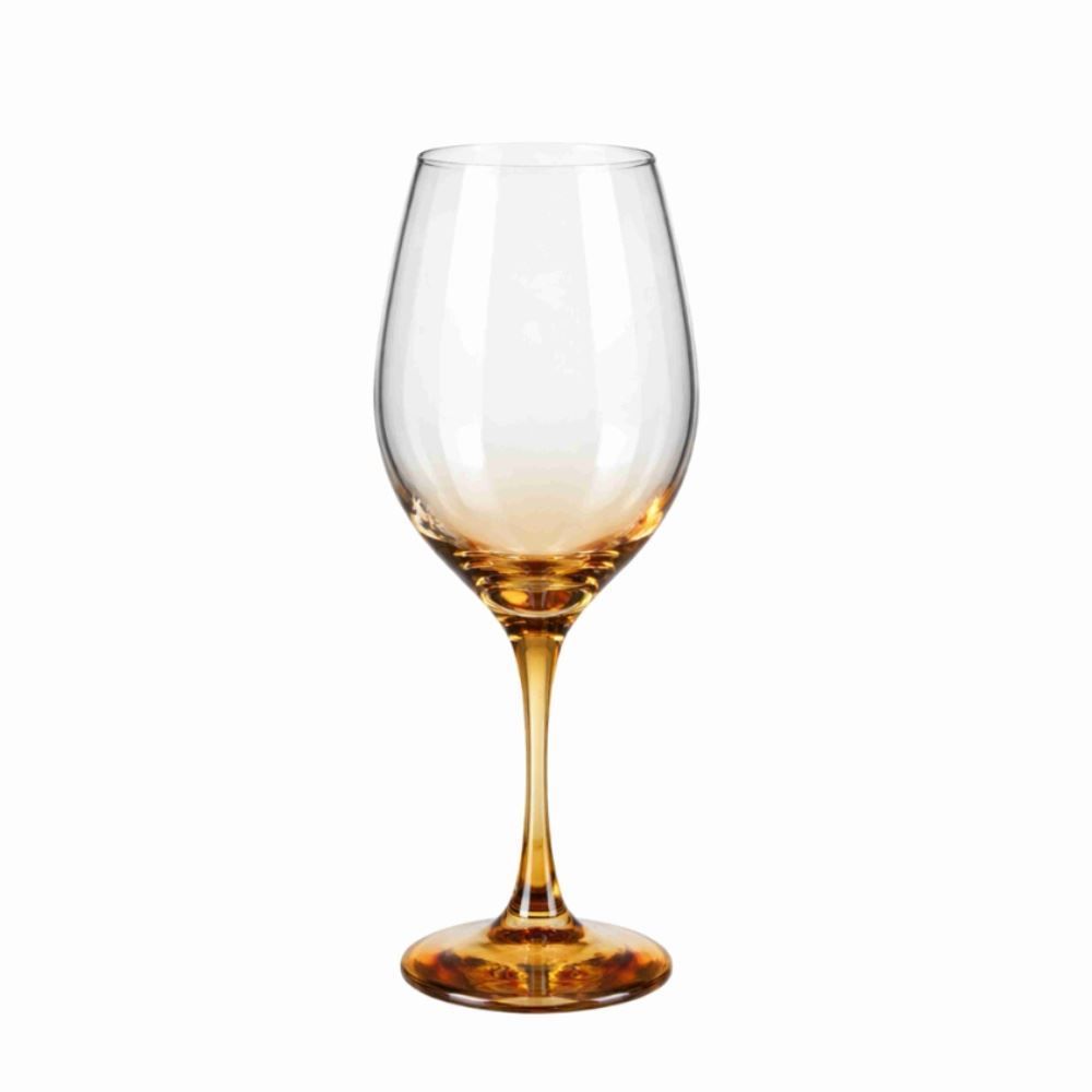 Taça de Vinho Barone Demi Âmbar 385Ml - Vidro