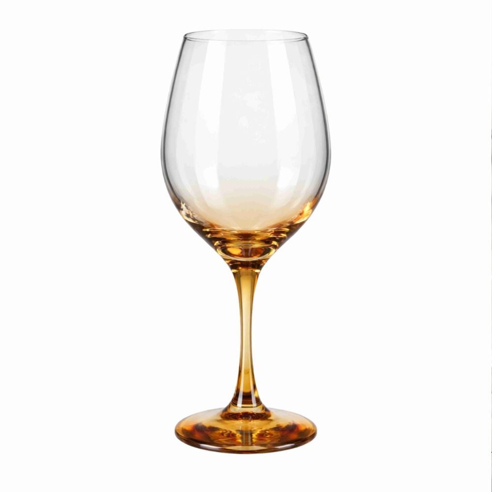 Taça de Vinho Barone Demi Âmbar 490Ml - Vidro