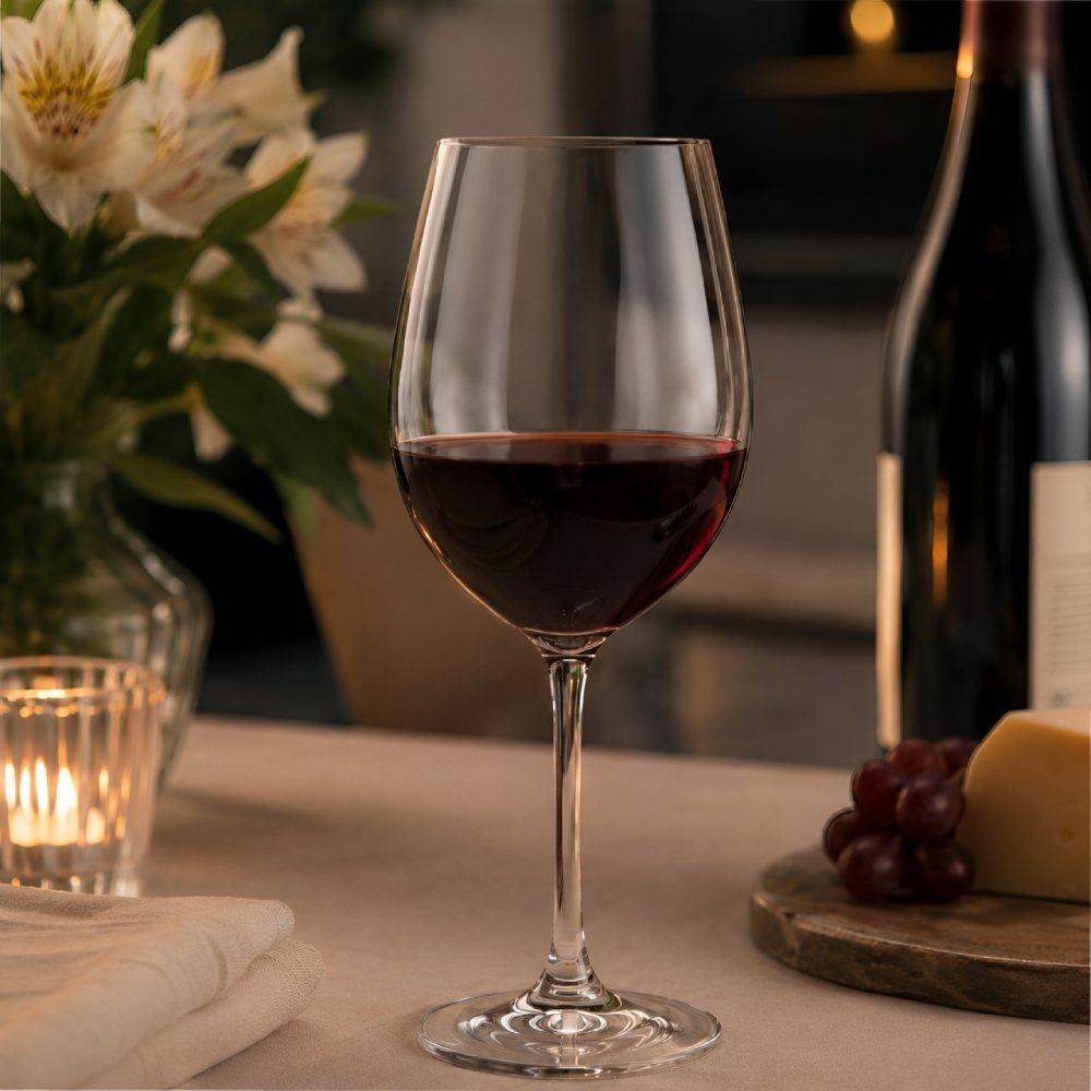 Taça de Vinho Cristal Bohemia Requinte 740Ml - Transparente