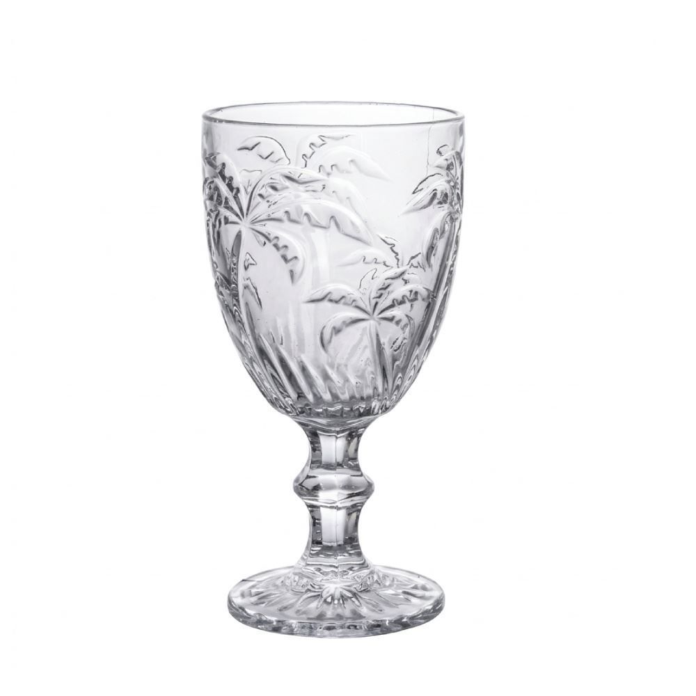 Taça de Água Palm Tree Class Home 260Ml - Vidro