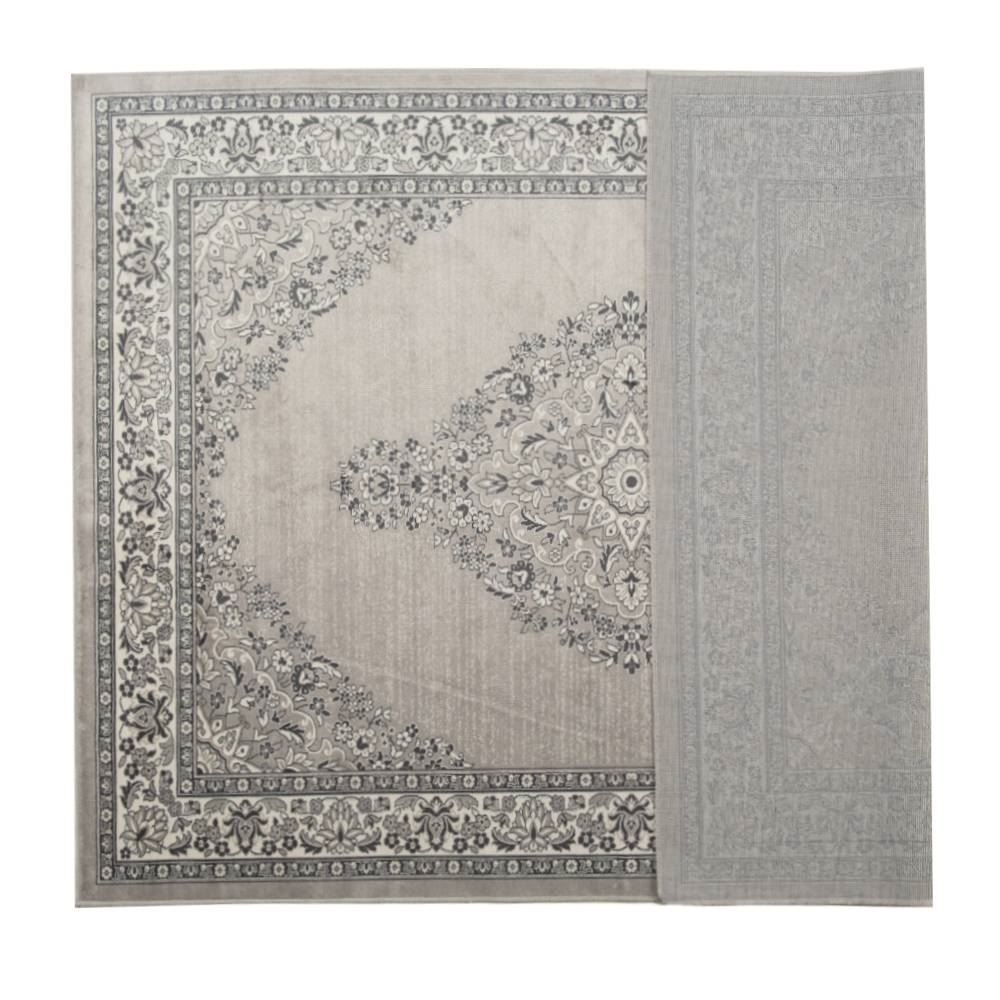 Tapete Belga Para Quarto E Sala 1,40X2,00 Havan  - Moldura Cinza