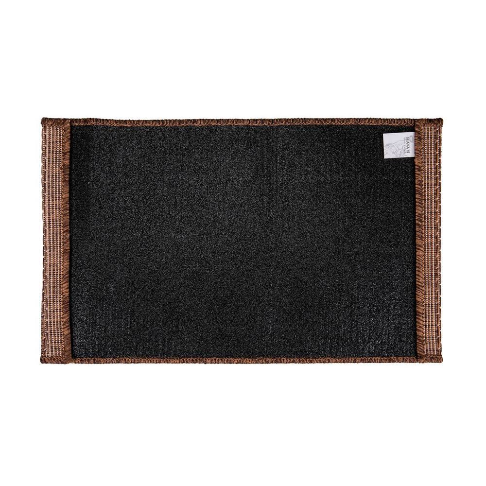 Tapete Cancun 50X80cm Sisal Havan Casa - Trama Marrom