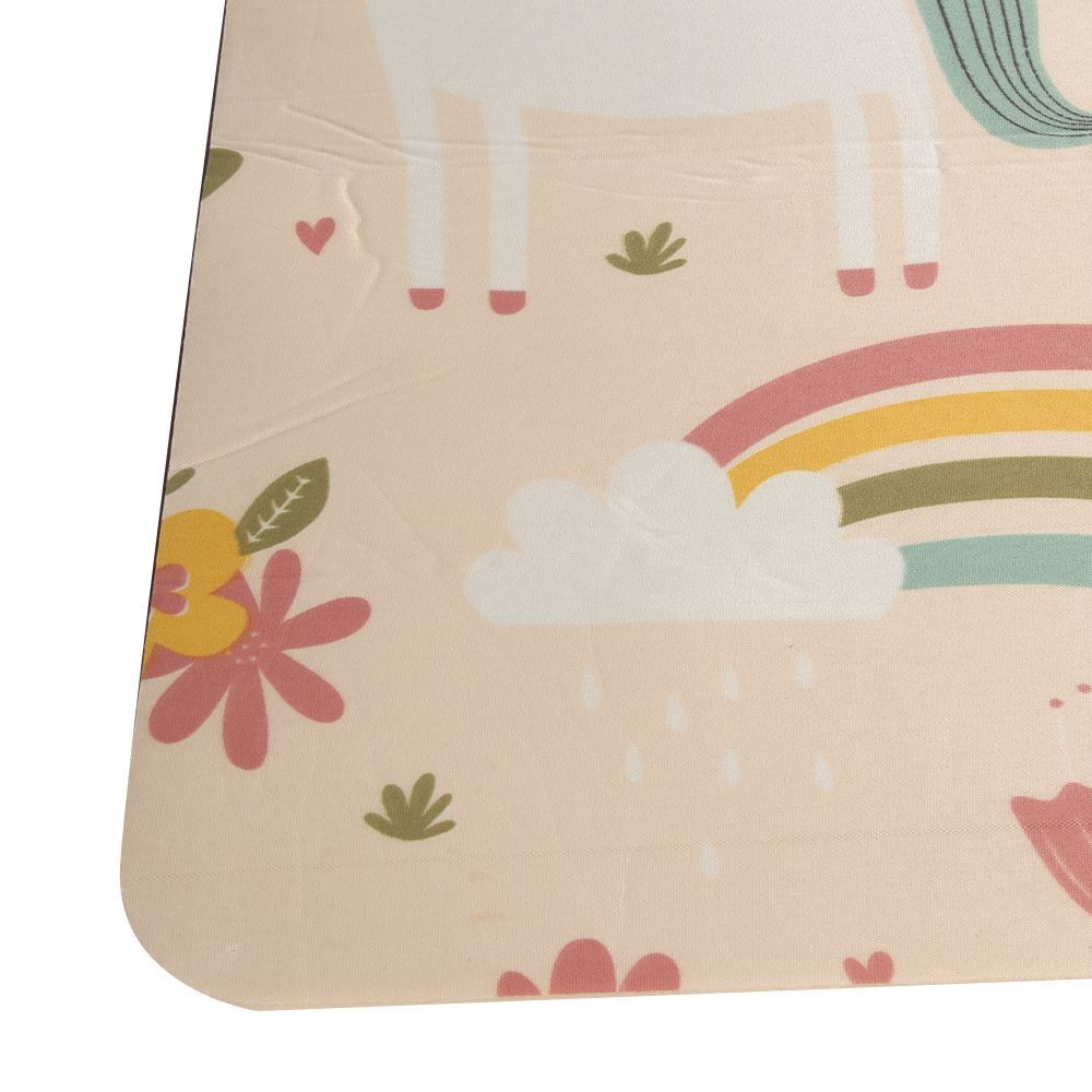 Tapete Infantil Estampado 80X120 Cm Havan Casa - Rosa Arco-Íris
