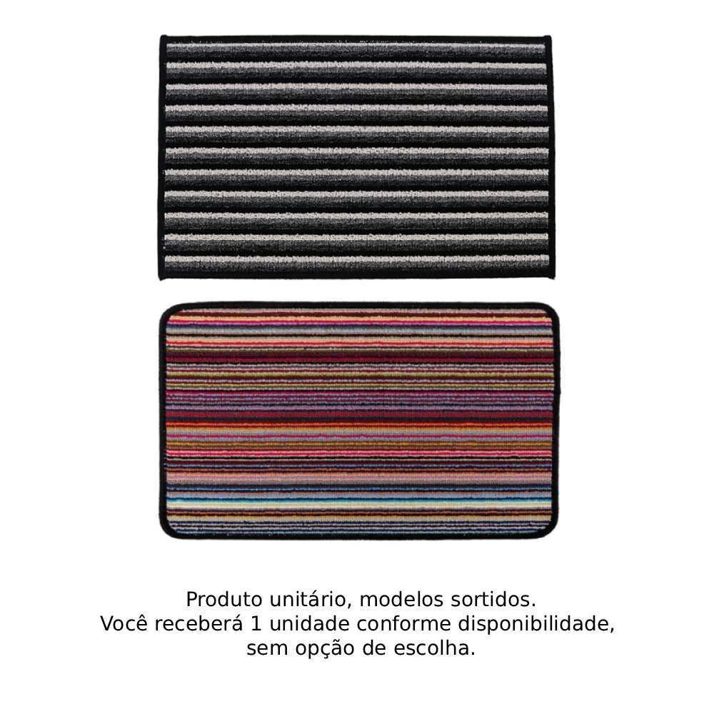 Tapete para Banheiro 38X58 cm Jamaica Havan Casa - Preto
