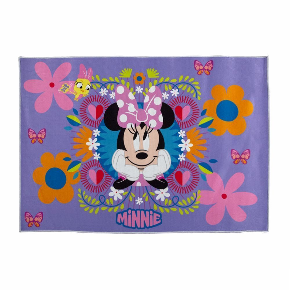 Tapete Infantil Joy Disney 70X100 cm Havan Casa - MINNIE PRIMAVERA
