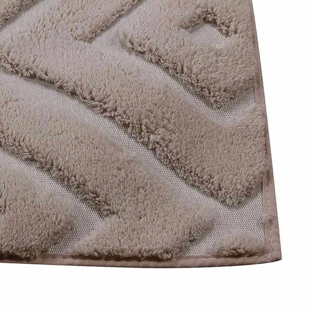Tapete para Quarto e Sala 60Cmx100cm Milano Havan Casa - Bege Losango