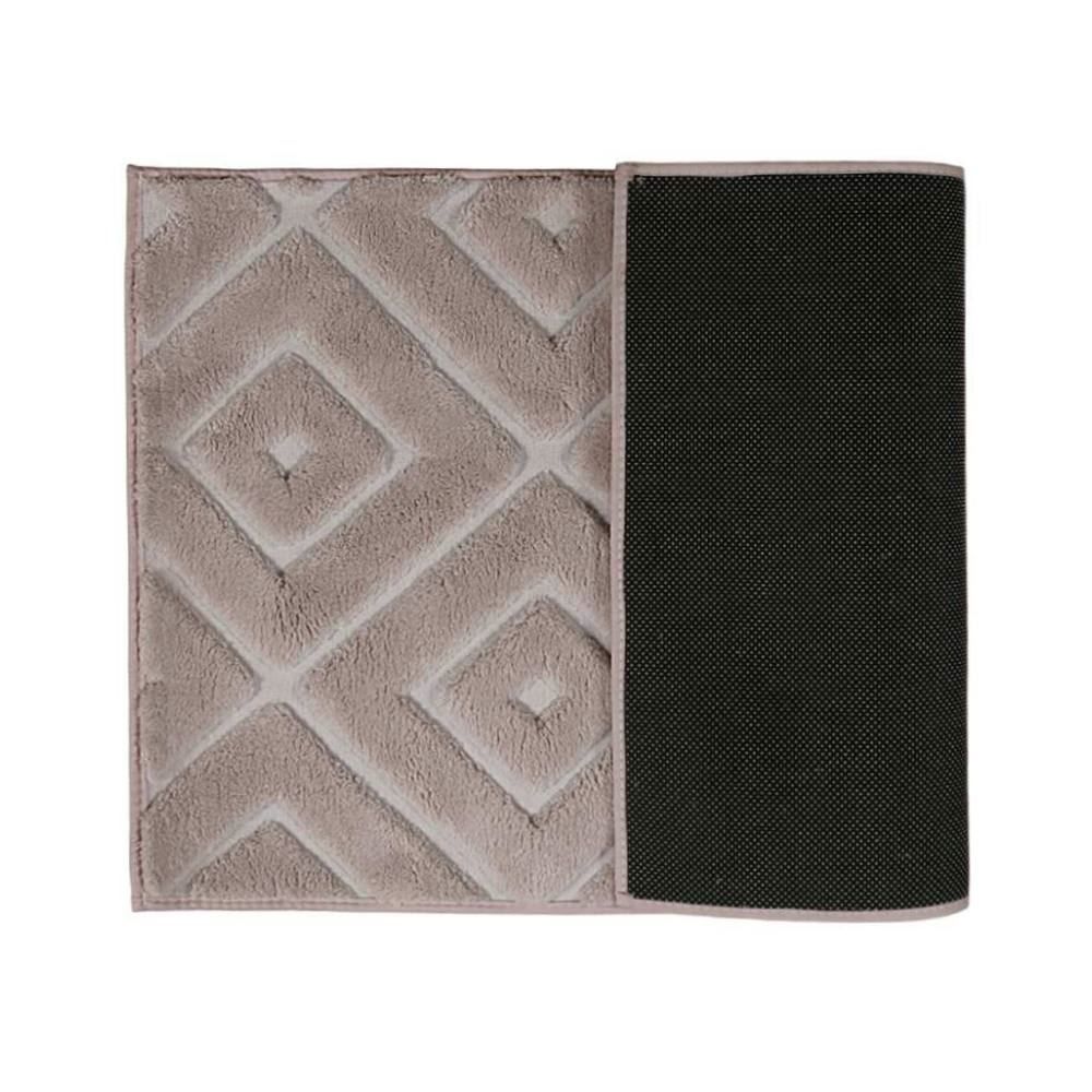 Tapete para Quarto e Sala 60Cmx100cm Milano Havan Casa - Bege Losango