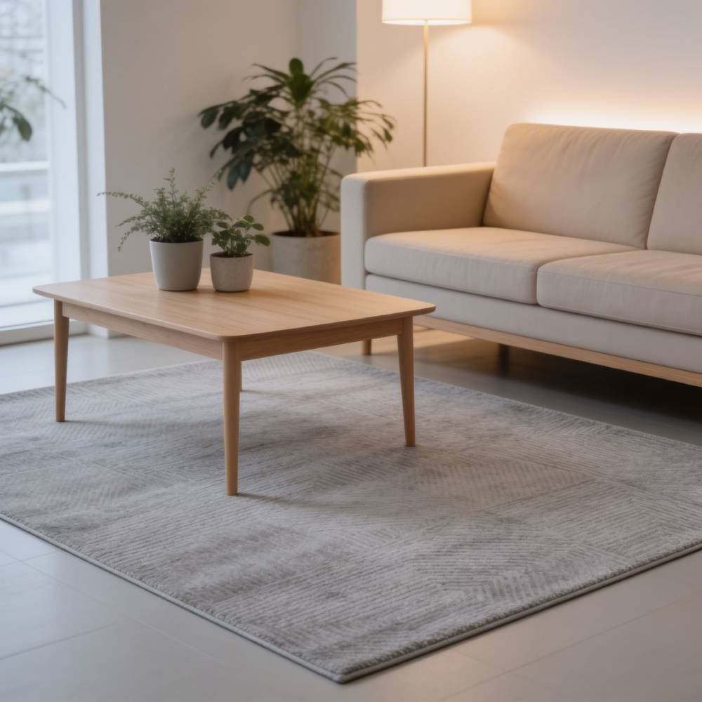 Tapete para Quarto e Sala 1,33 X 2,00 m Lucca Havan Casa - Cinza