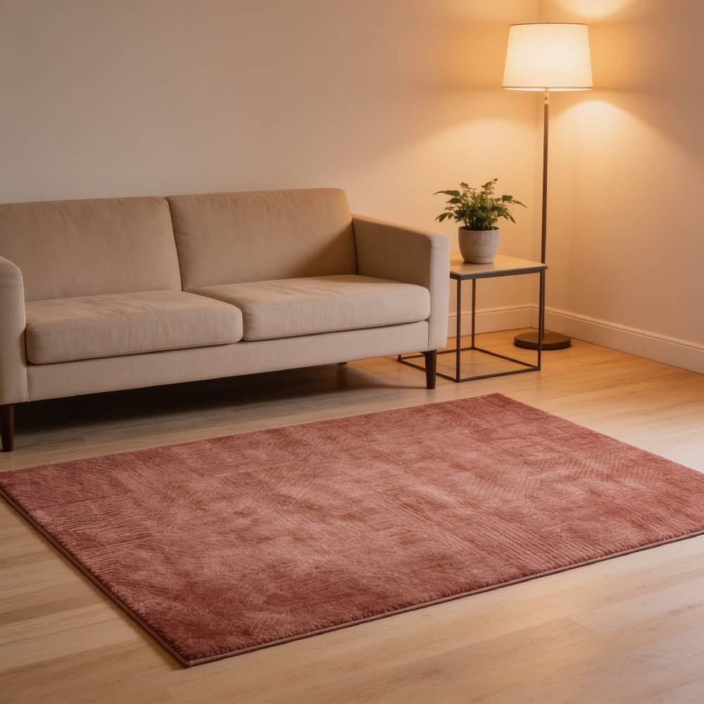 Tapete para Quarto e Sala 1,33 X 2,00 m Lucca Havan Casa - Rosé