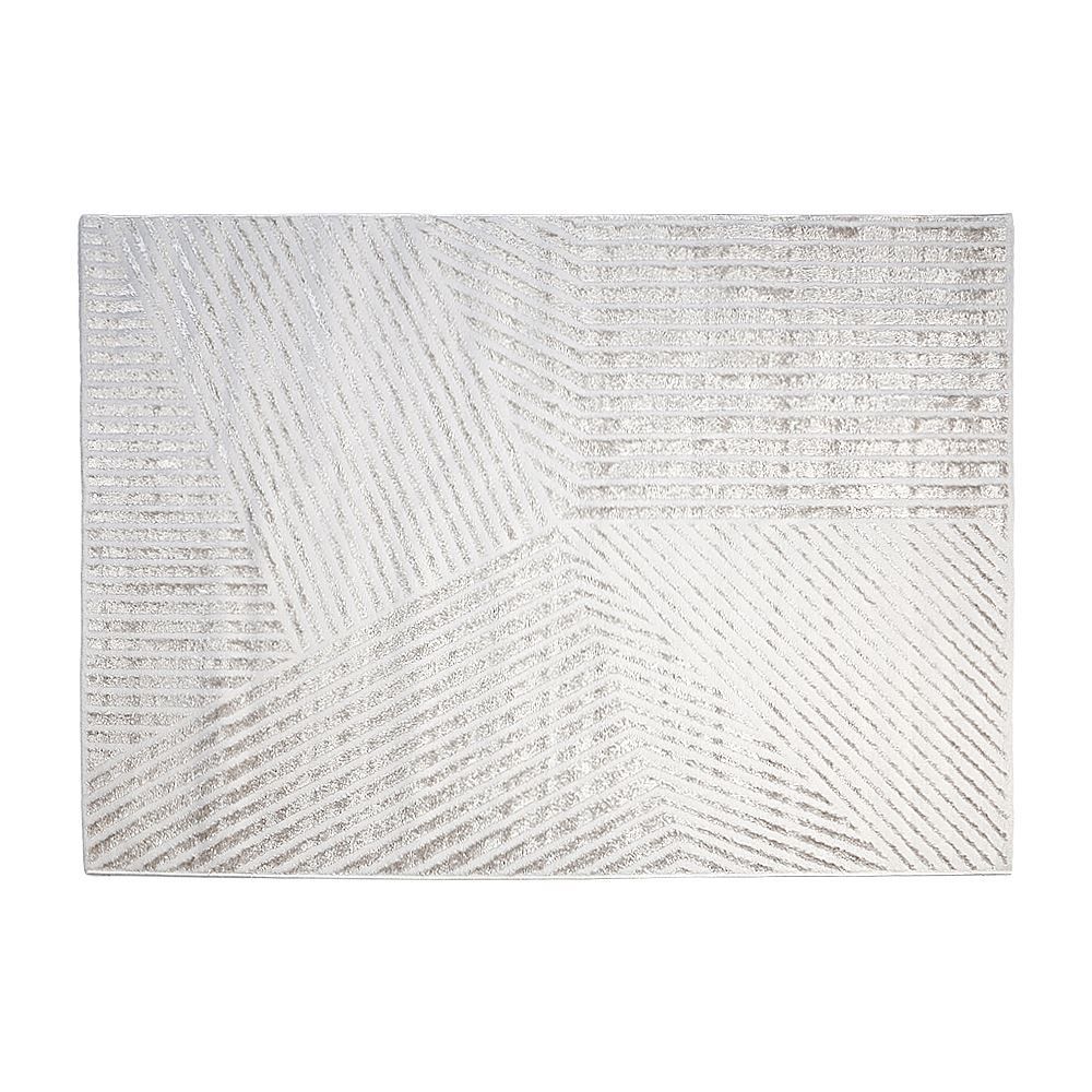 Tapete para Quarto e Sala 1,40X2,00 m Dubai Havan Casa - Bege Linhas