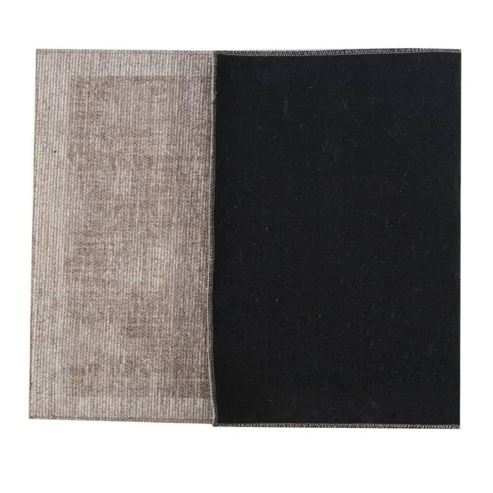 Tapete Para Quarto E Sala 2,00X2,50 M Cairo Havan Casa - Moldura Bege E Marrom