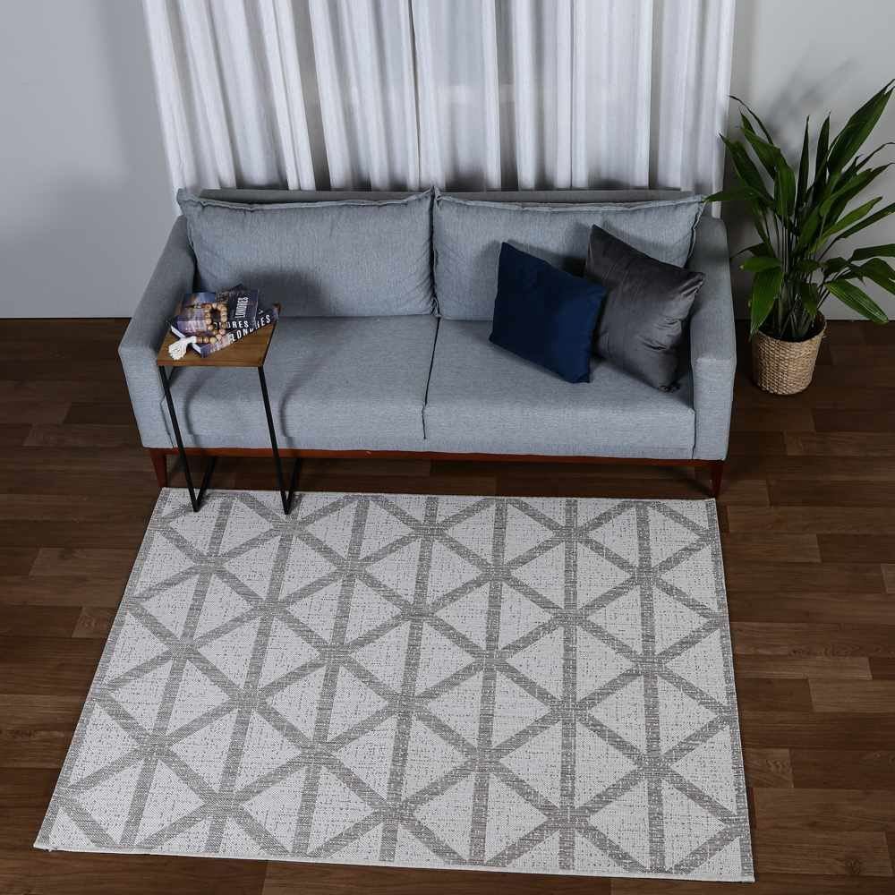 Tapete Para Quarto E Sala Amazonas Sisal 1,40X2,00 Havan  - Bege Geométrico