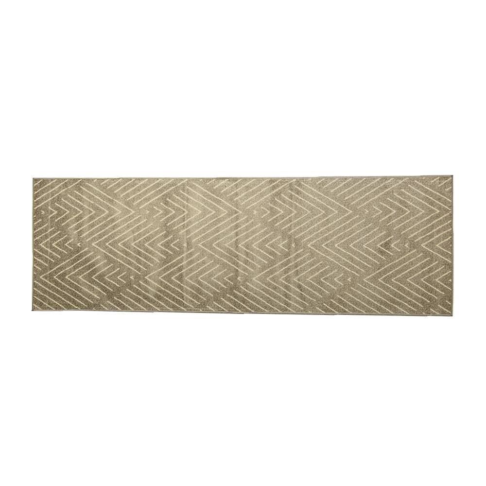 Tapete Para Quarto Ou Sala 0,68X2,10 M Faro Havan Casa - Escamas Cinza E Bege