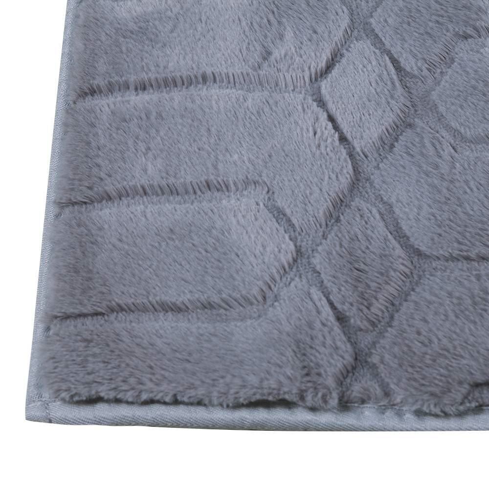 Tapete Para Quarto E Sala 80X150 Cm Bellagio Havan Casa - Chumbo