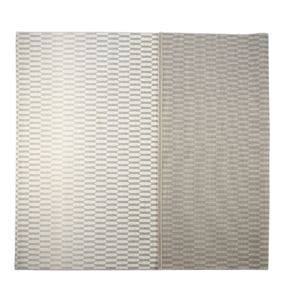 Tapete para Quarto Ou Sala 2,00X3,00 m Atenas Havan Casa - Creme Cinza