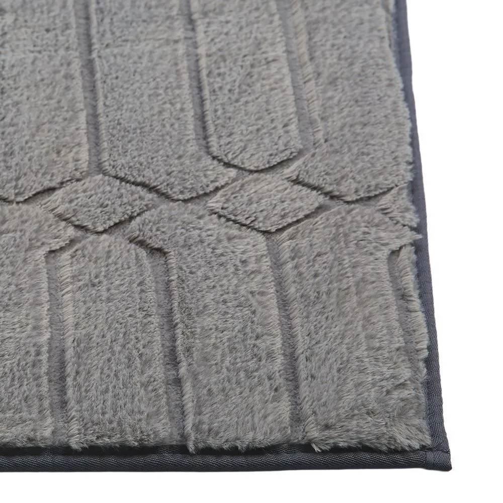 Tapete para Quarto Ou Sala 2,00X3,00 m Bellagio Havan Casa - Hexágono Chumbo