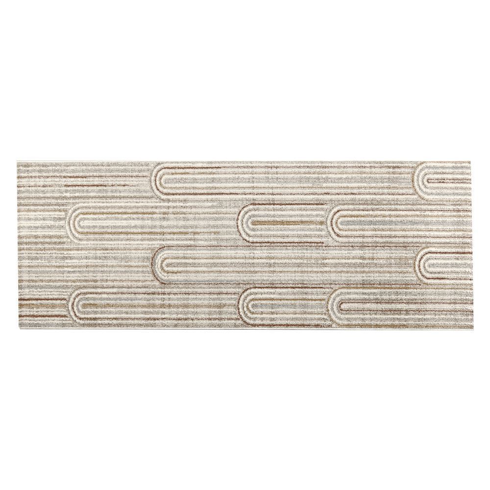 Tapete Para Sala Ou Quarto Atenas 67X180 Cm Havan Casa - Bege E Azul
