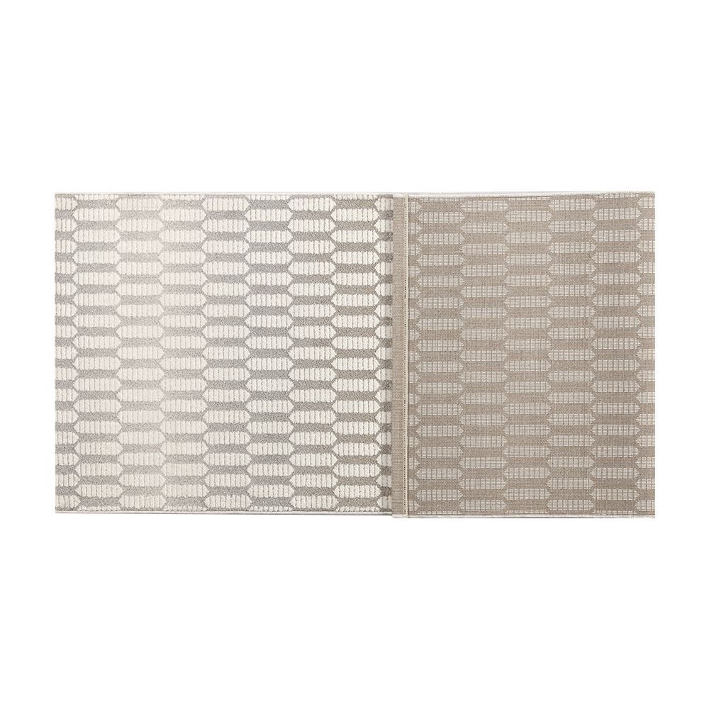 Tapete Para Sala Ou Quarto Atenas 67X180 Cm Havan Casa - Creme Cinza