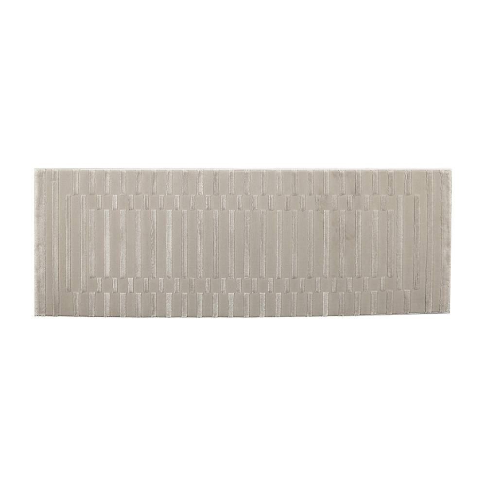 Tapete Passadeira Provence 66X180 Cm Havan Casa - Bege Listras