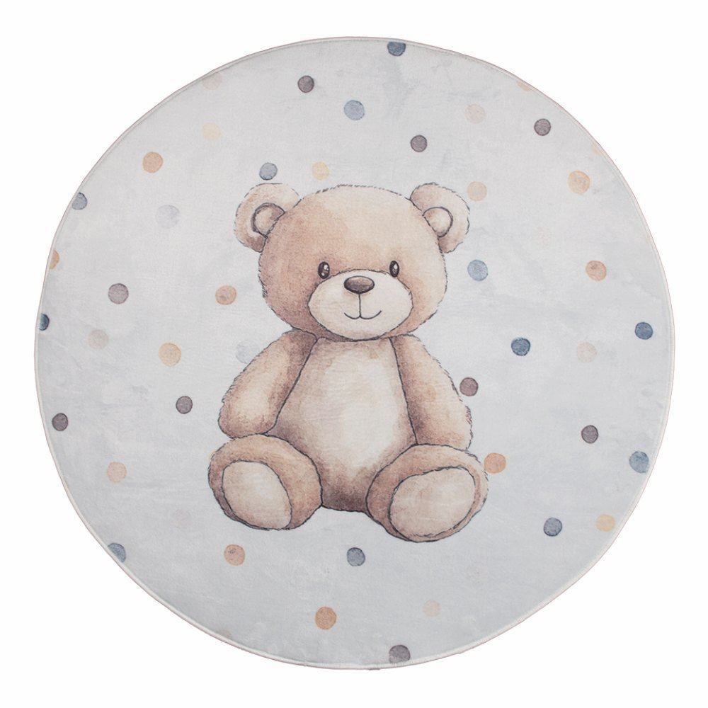 Tapete Soft 100 X 100Cm Havan Casa - Bege Urso