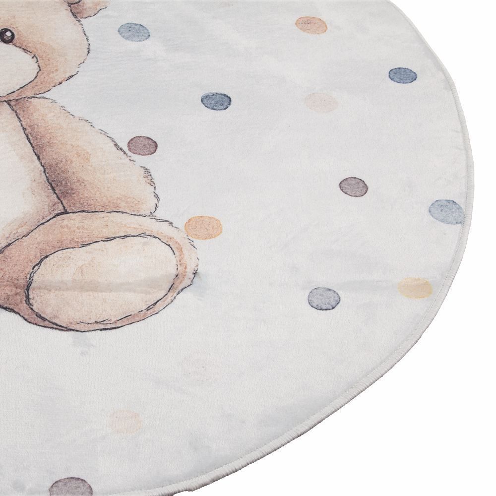 Tapete Soft 100 X 100Cm Havan Casa - Bege Urso