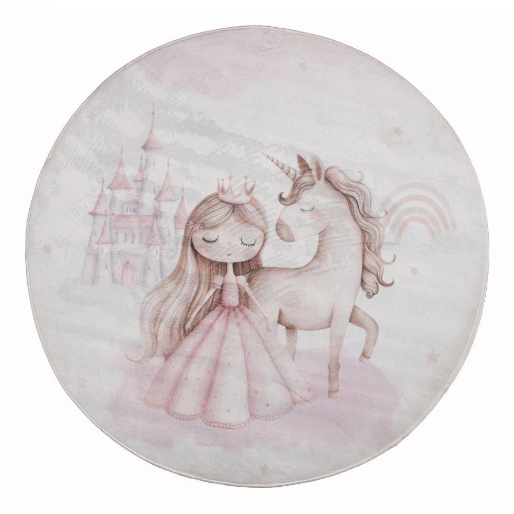 Tapete Soft 100 X 100Cm Havan Casa - Rosa Princesa