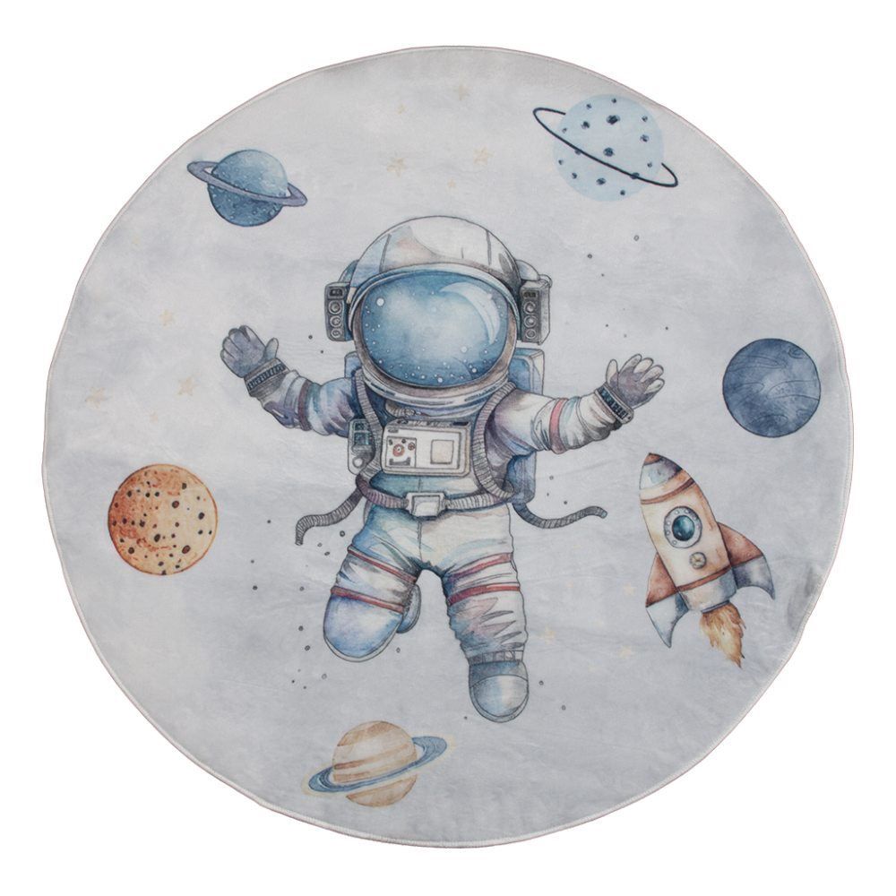 Tapete Soft 100 X 100Cm Havan Casa - Cinza Astronauta